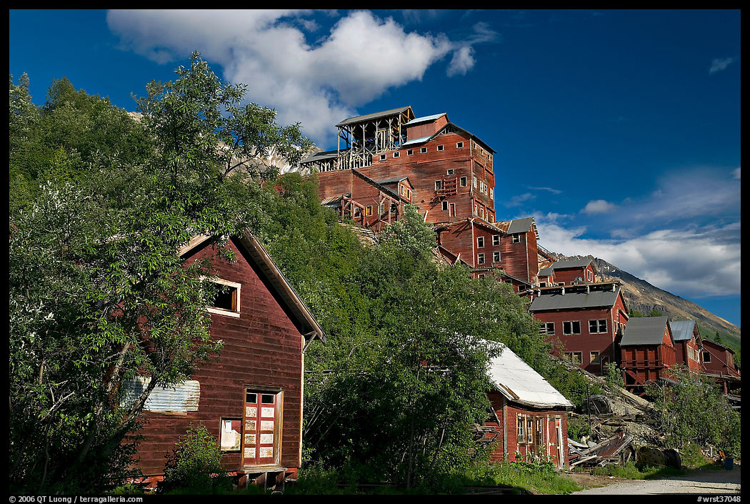 Kennecott mill town. Wrangell-St Elias National Park, Alaska, USA.