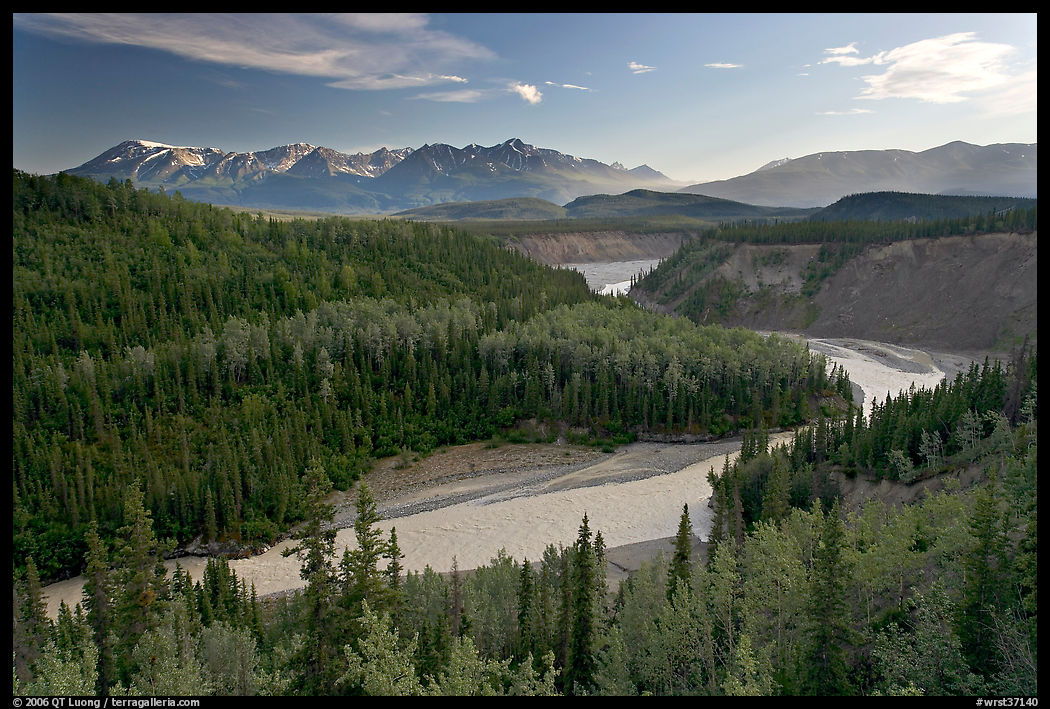 Kuskulana river. Wrangell-St Elias National Park, Alaska, USA.