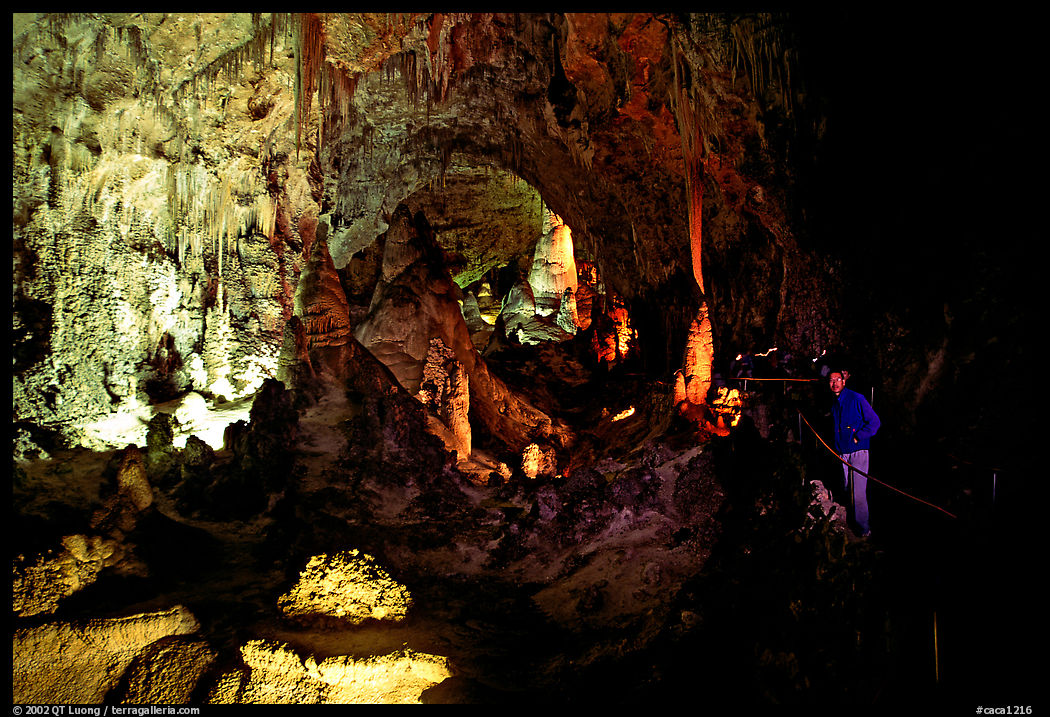 Big Room. Carlsbad Caverns National Park, New Mexico, USA.
