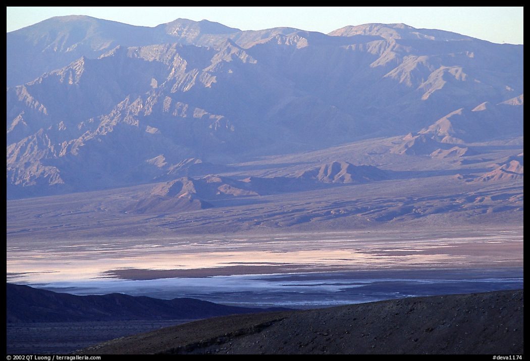 Valley and mountains. Death Valley National Park, California, USA.