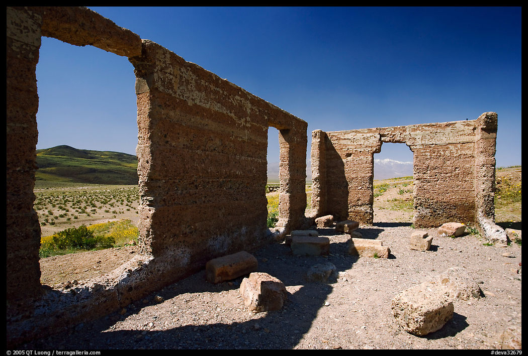 Ashford Mill Ruins. Death Valley National Park, California, USA.