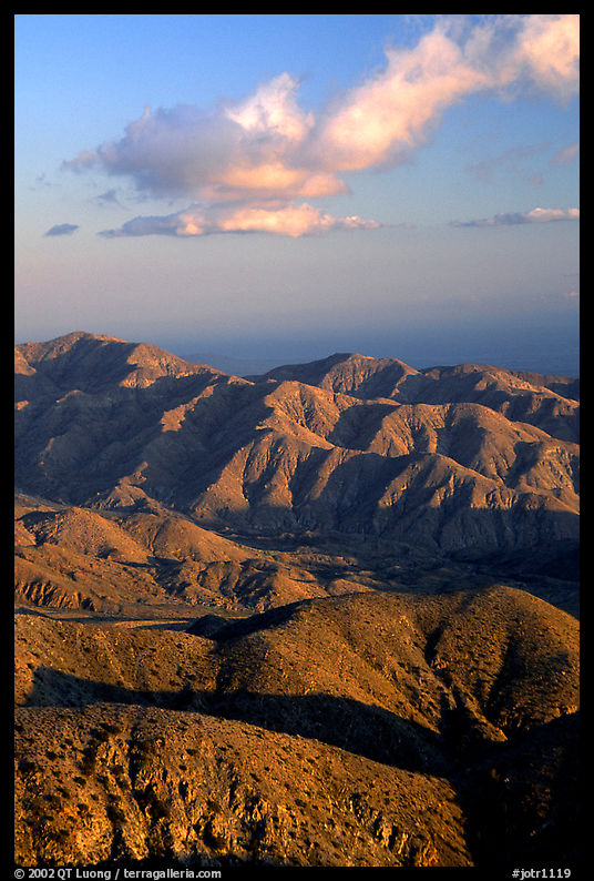 Keys view, sunset. Joshua Tree  National Park, California, USA.
