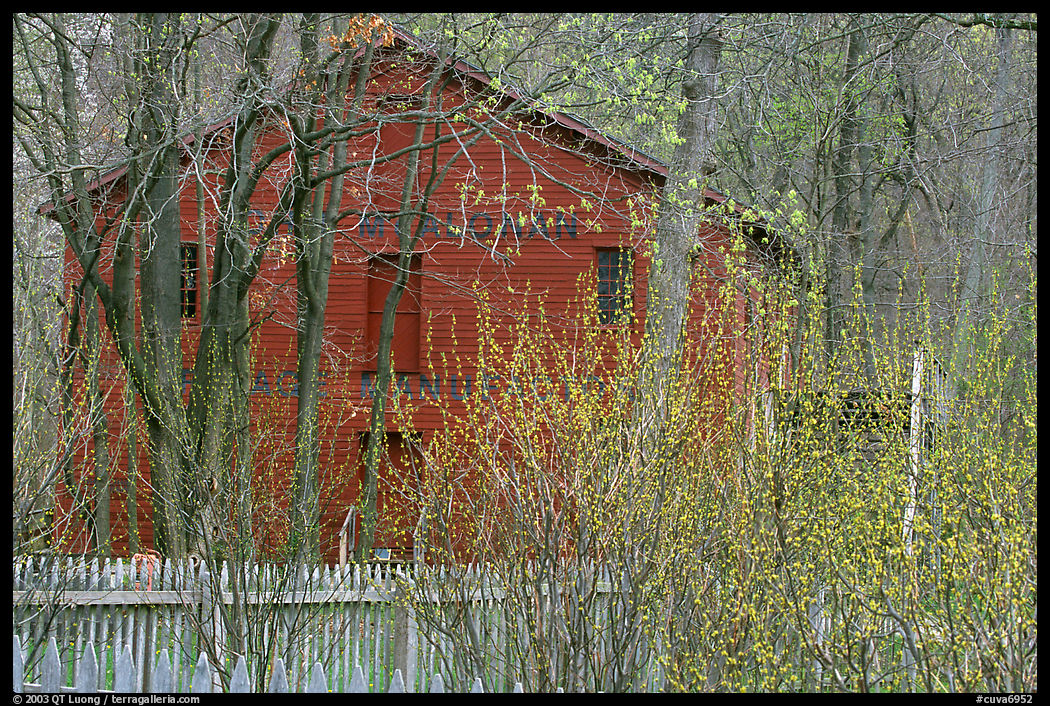 Hale Farm in early spring. Cuyahoga Valley National Park, Ohio, USA.