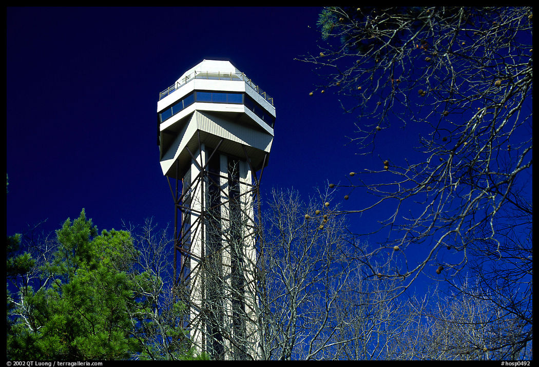 Hot Springs mountain tower. Hot Springs  National Park, Arkansas, USA.