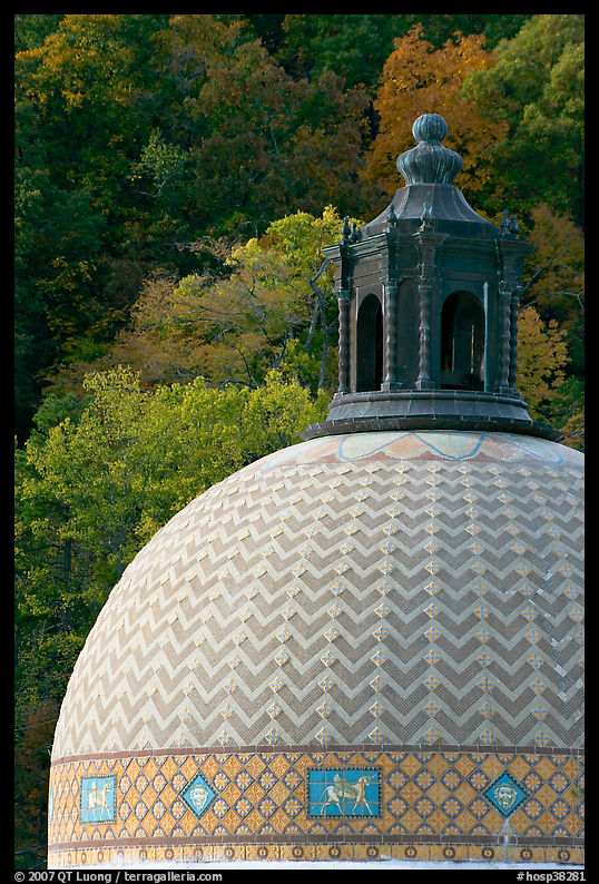 Dome of Quapaw Baths. Hot Springs  National Park