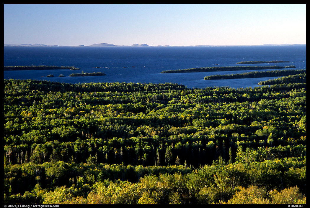 View from Mount Franklin. Isle Royale National Park, Michigan, USA.