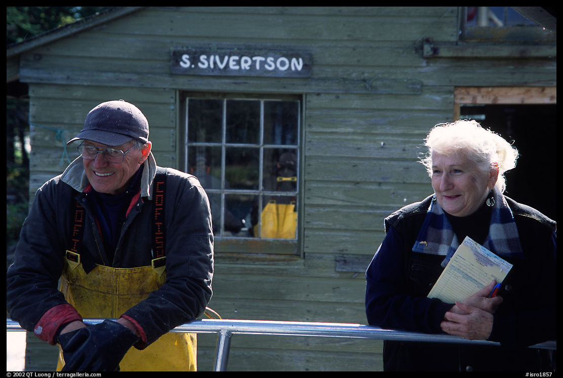 Members of the Silvertson family have been running the only commercial fishing operation in the Park for decades. Isle Royale National Park, Michigan, USA.