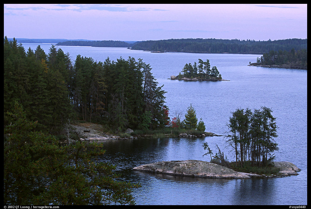 Anderson Bay. Voyageurs National Park, Minnesota, USA.