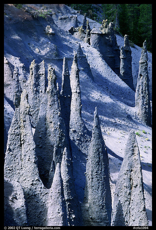 Pinnacles. Crater Lake National Park, Oregon, USA.