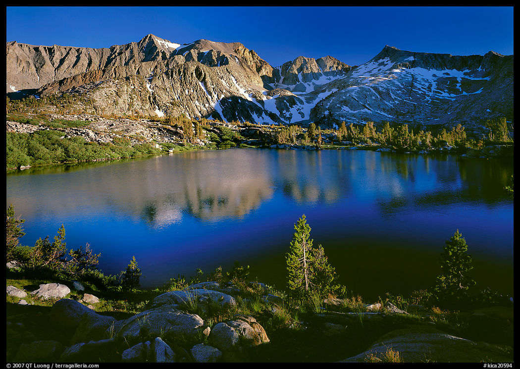 Woods Lake, late afternoon. Kings Canyon  National Park