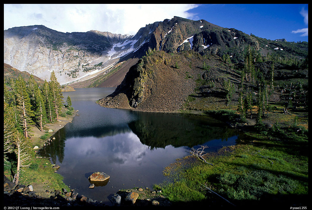Lake near Tioga Pass. Yosemite National Park, California, USA.