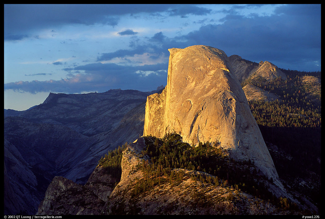 Half-Dome, sunset. Yosemite National Park, California, USA.
