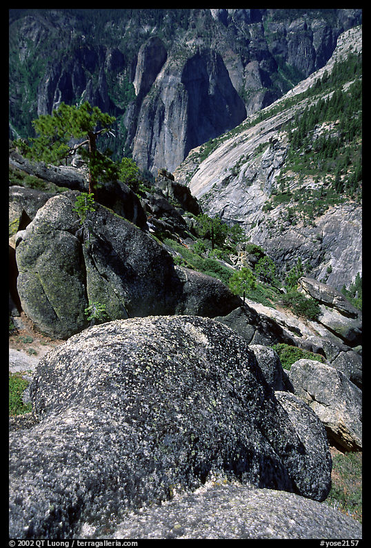 Brothers seen from Eagle Peak. Yosemite National Park, California, USA.