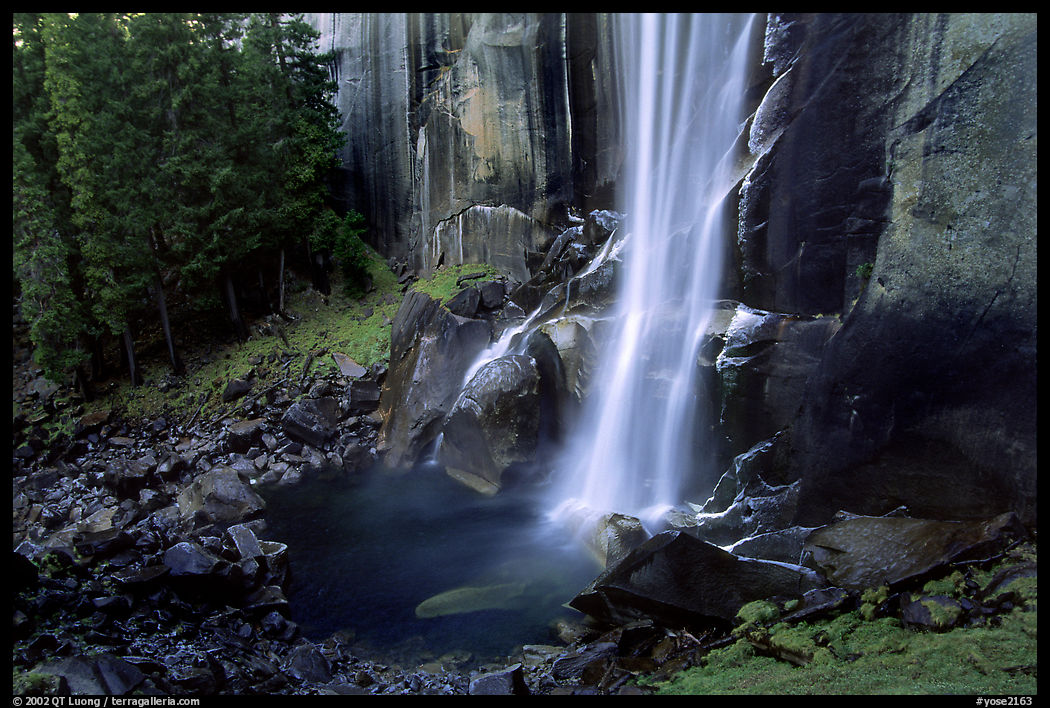 Base of Vernal Falls. Yosemite National Park, California, USA.