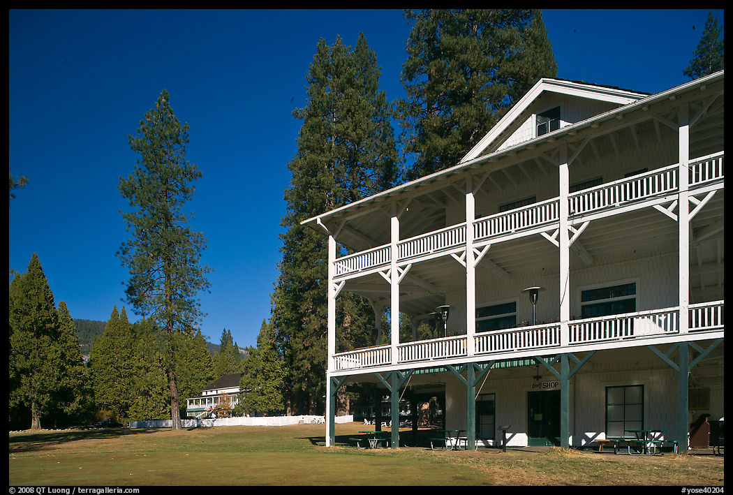 Wawona lodge. Yosemite National Park, California, USA.