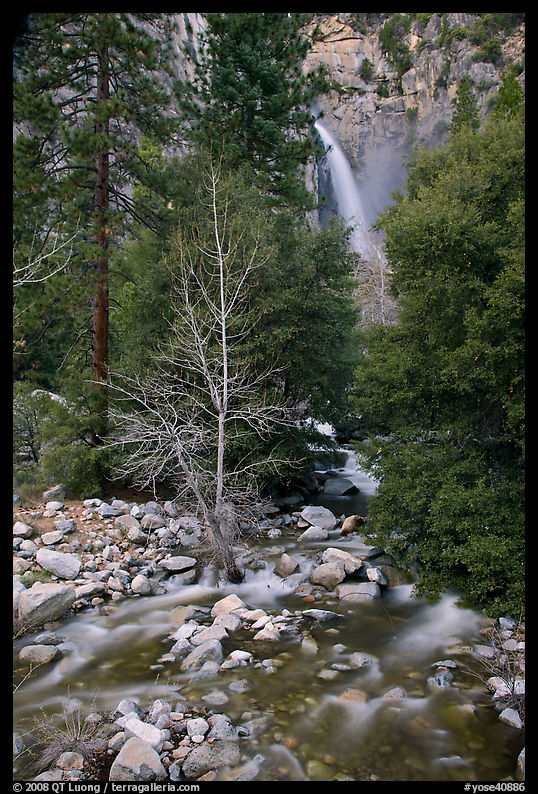 Lower falls, Cascade Creek. Yosemite National Park