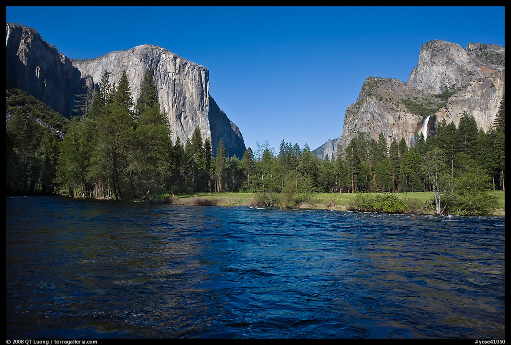 Valley View, Spring afternoon. Yosemite National Park