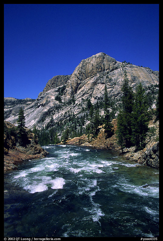 Tuolumne river on its way to the Canyon of the Tuolumne. Yosemite National Park, California, USA.