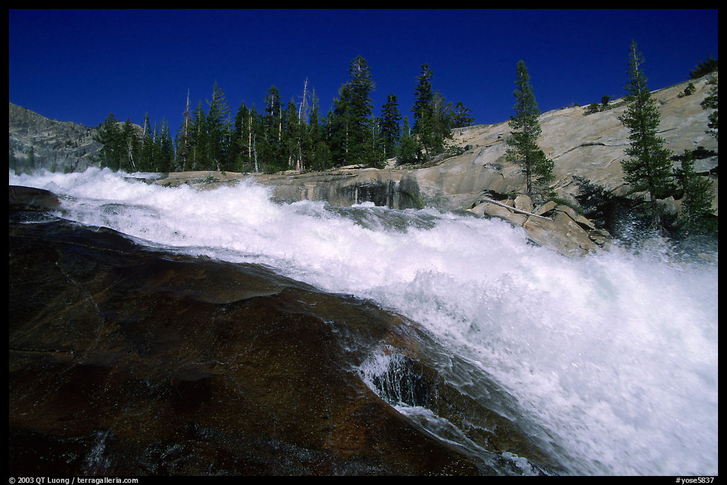 Le Conte falls of the Tuolumne River. Yosemite National Park, California, USA.