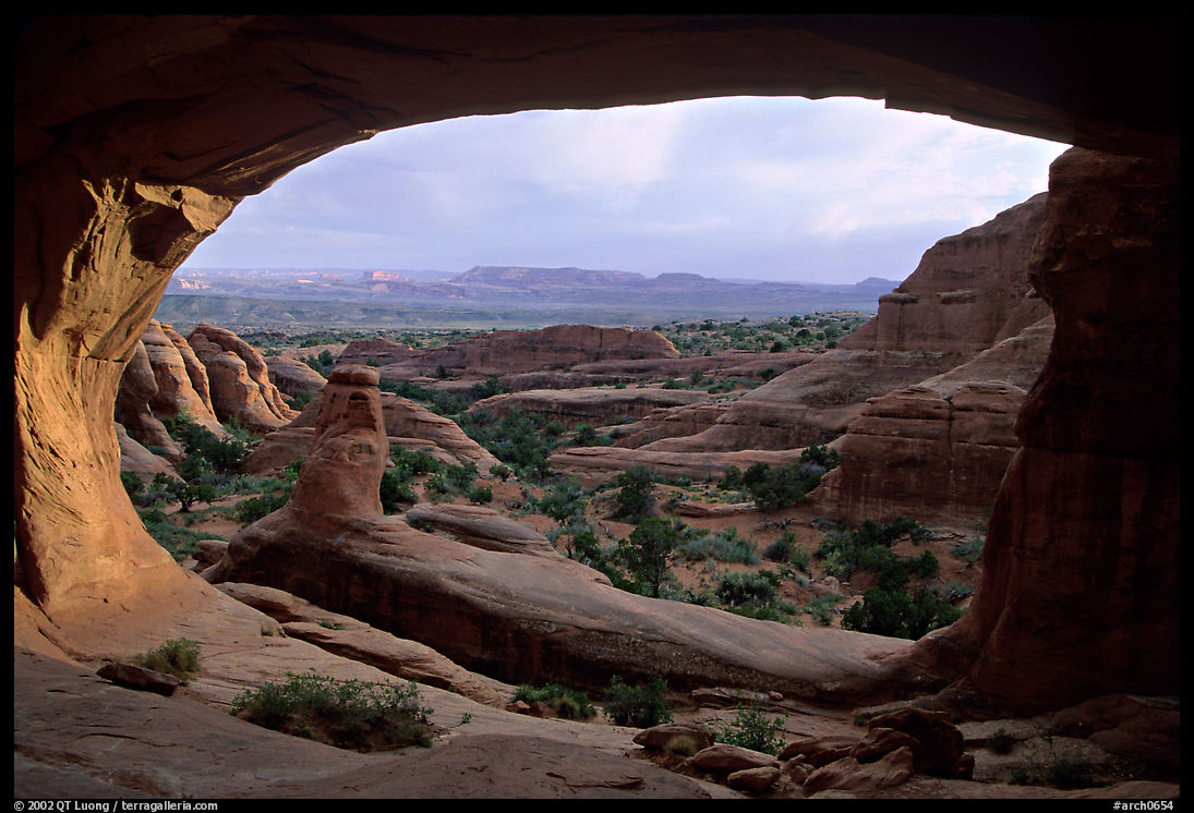 Tower Arch, late afternoon. Arches National Park