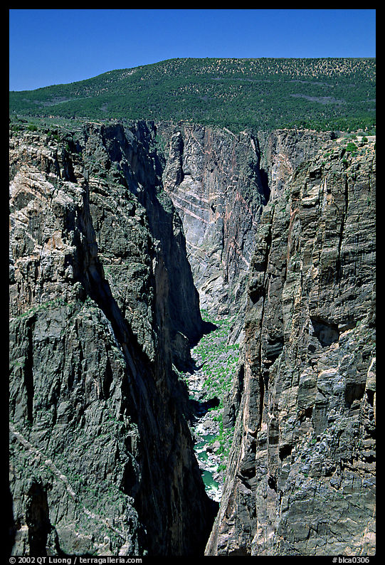 The Narrows, North rim. Black Canyon of the Gunnison National Park, Colorado, USA.
