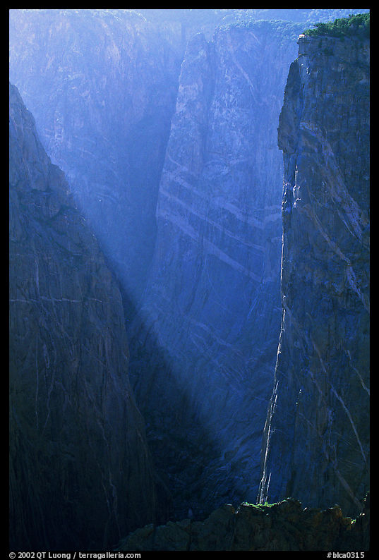 Narrows in late afternoon. Black Canyon of the Gunnison National Park, Colorado, USA.