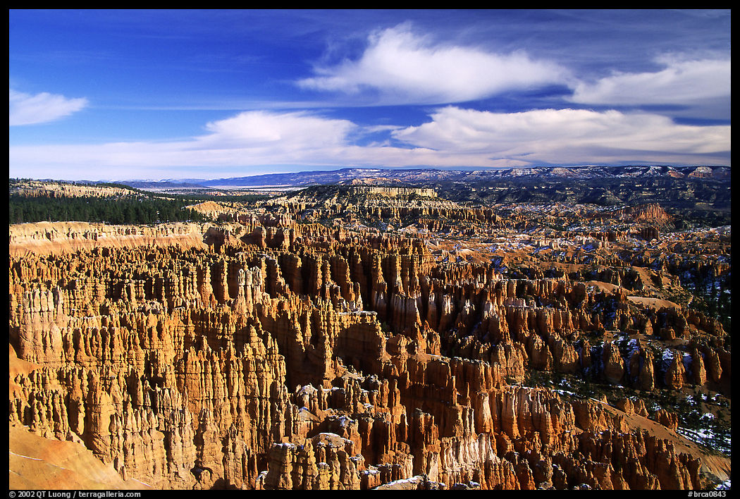 Silent City in Bryce Amphitheater from Bryce Point, morning. Bryce Canyon National Park