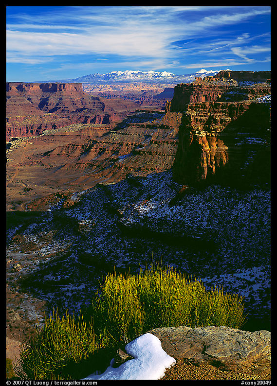 Distant canyons from Green River Overlook, Island in the Sky. Canyonlands National Park
