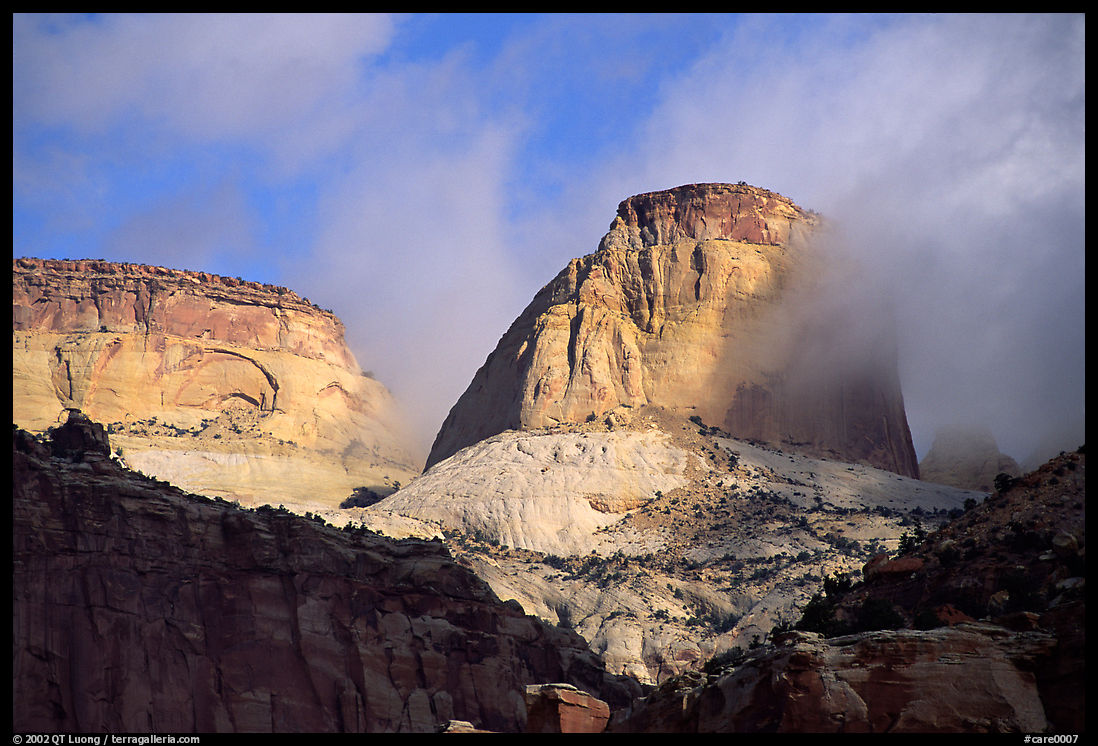 Capitol dome. Capitol Reef National Park, Utah, USA.