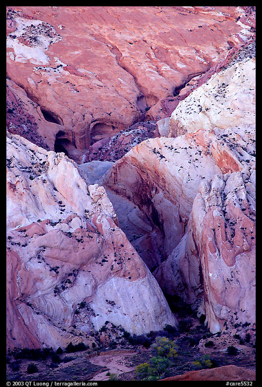 Entrance of Halls Creek Narrows. Capitol Reef National Park