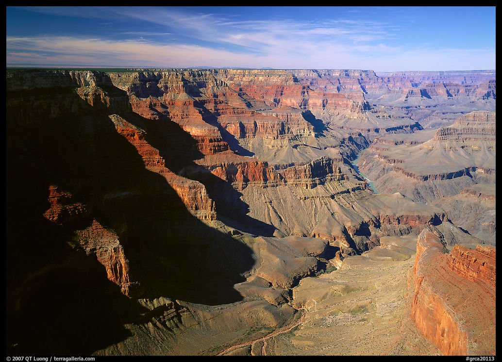 Canyon View from South Rim. Grand Canyon  National Park