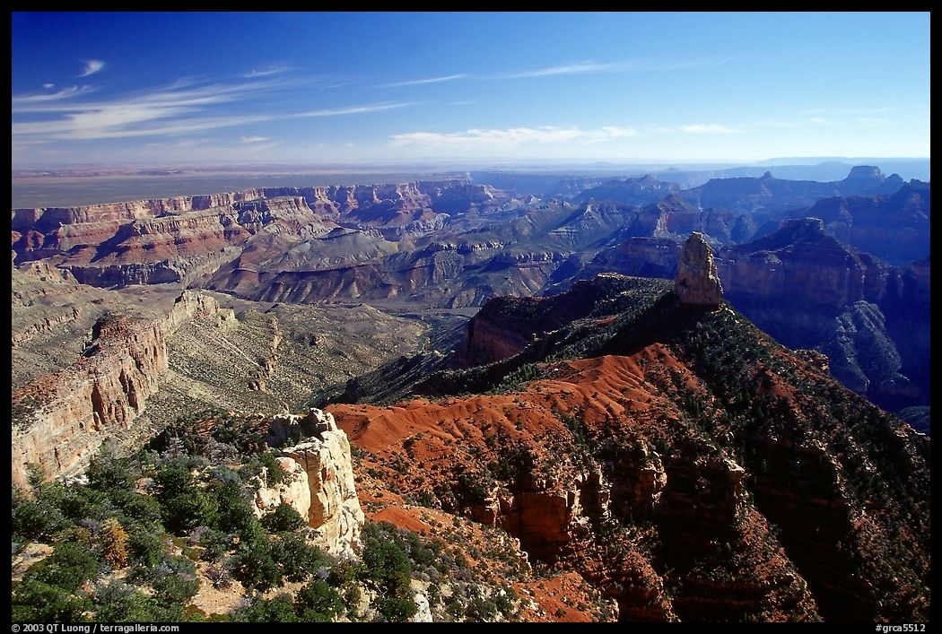 View from Point Imperial, morning. Grand Canyon  National Park, Arizona, USA.