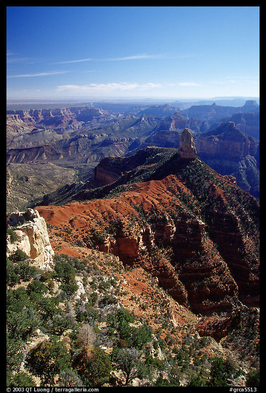 View from Point Imperial, morning. Grand Canyon  National Park, Arizona, USA.
