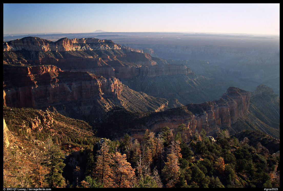 View from Point Imperial, sunrise. Grand Canyon  National Park, Arizona, USA.