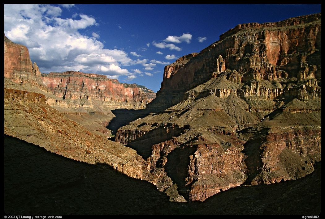 Confluence of Tapeats Creek and Thunder River. Grand Canyon  National Park, Arizona, USA.