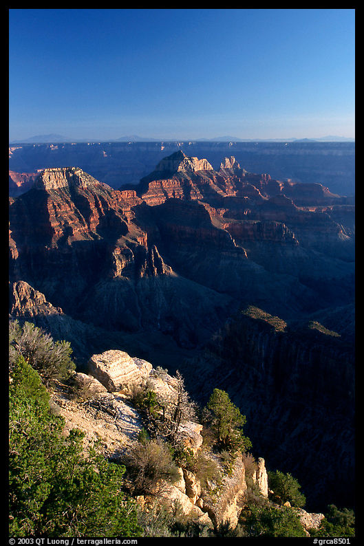 View from Bright Angel Point. Grand Canyon  National Park