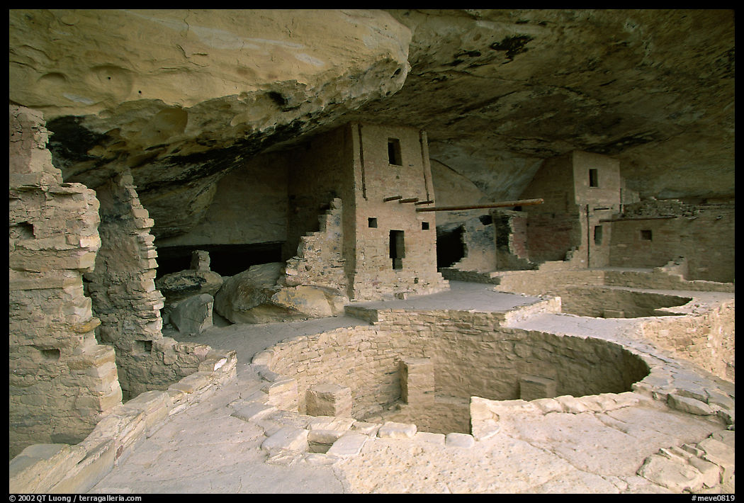 Kiva in Balcony House. Mesa Verde National Park