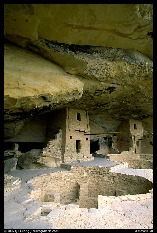 Kiva in Balcony House. Mesa Verde National Park
