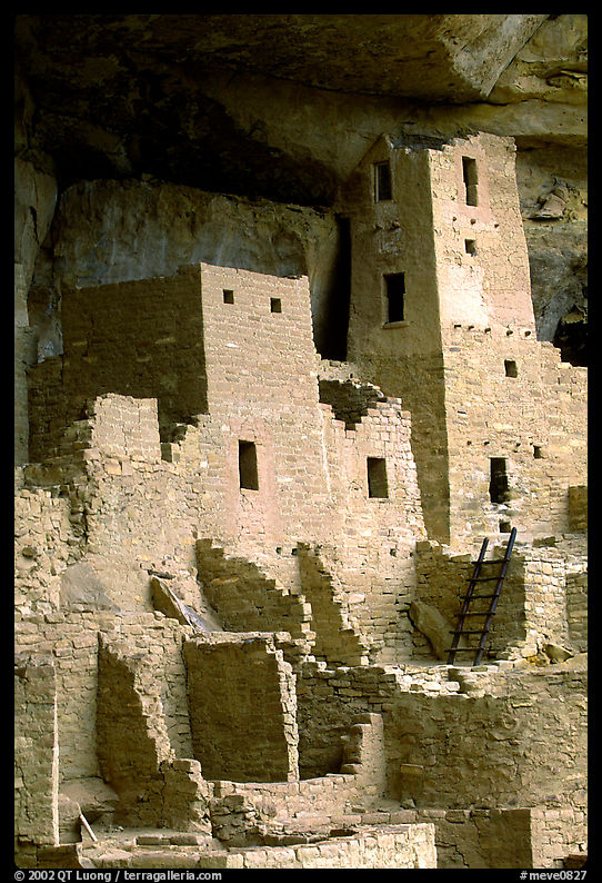 Square Tower in Cliff Palace. Mesa Verde National Park