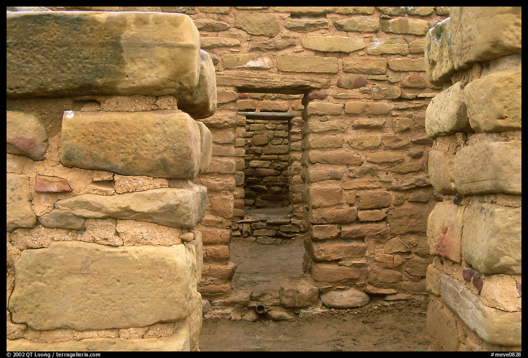 Doorways in Far View House. Mesa Verde National Park