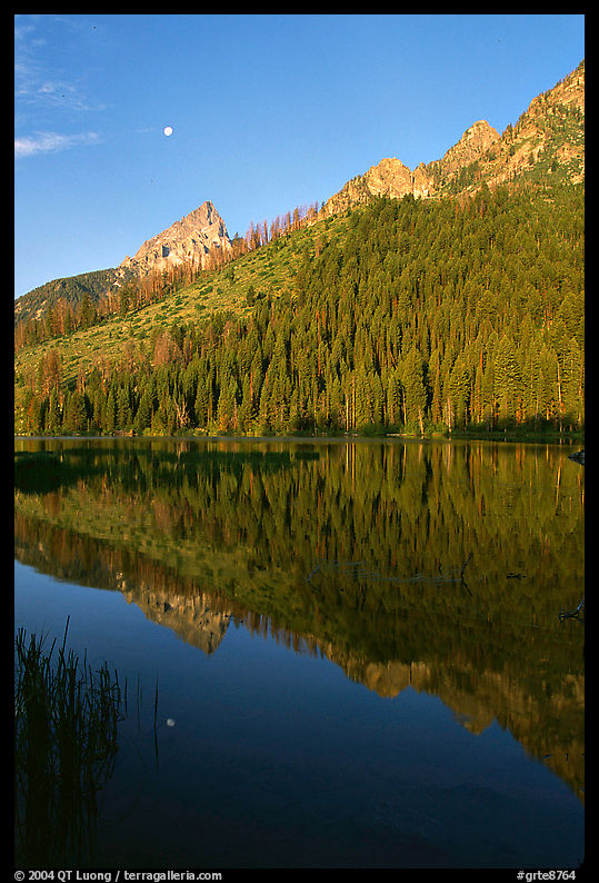 String Lake and Tetons, sunrise. Grand Teton National Park