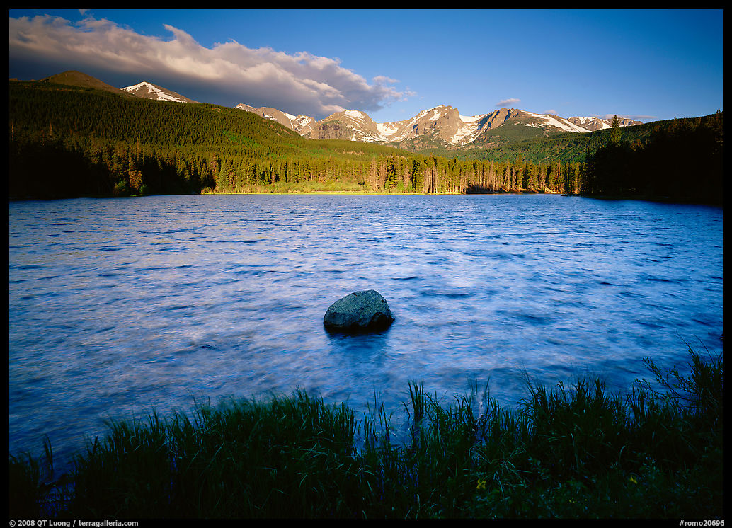 Windy morning, Sprague Lake. Rocky Mountain National Park