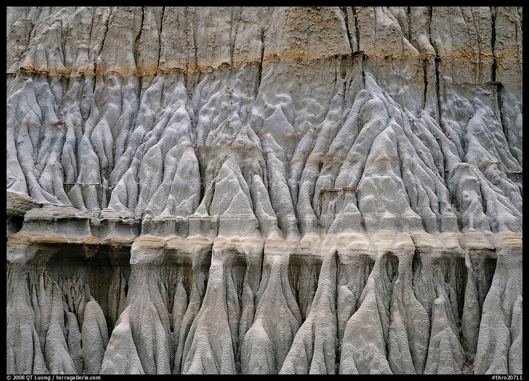 Erosion formations. Theodore Roosevelt  National Park, North Dakota, USA.