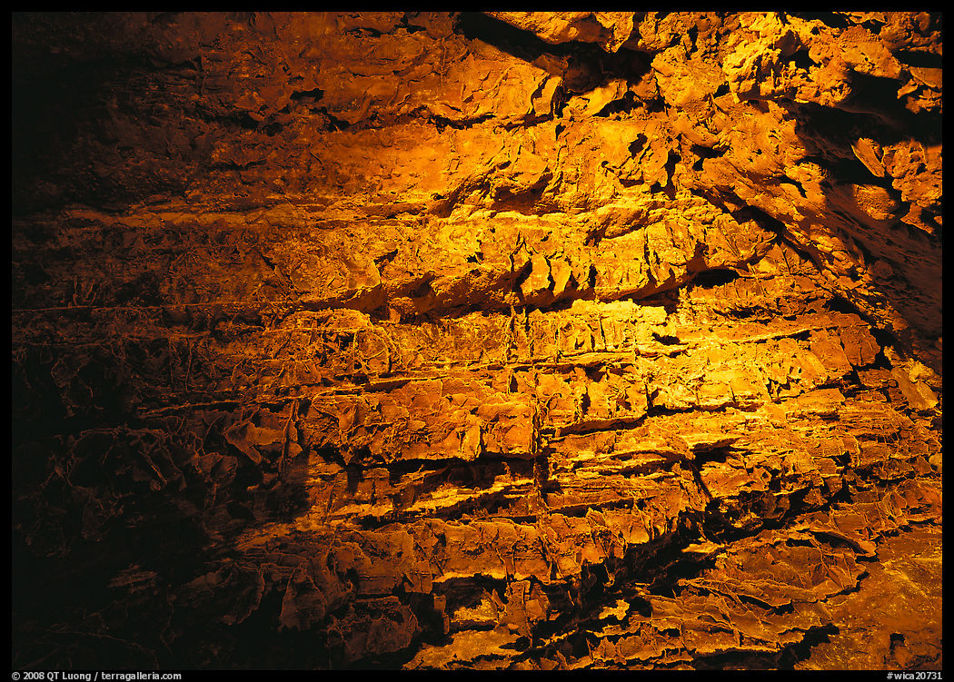 Cave concretions. Wind Cave  National Park, South Dakota, USA.