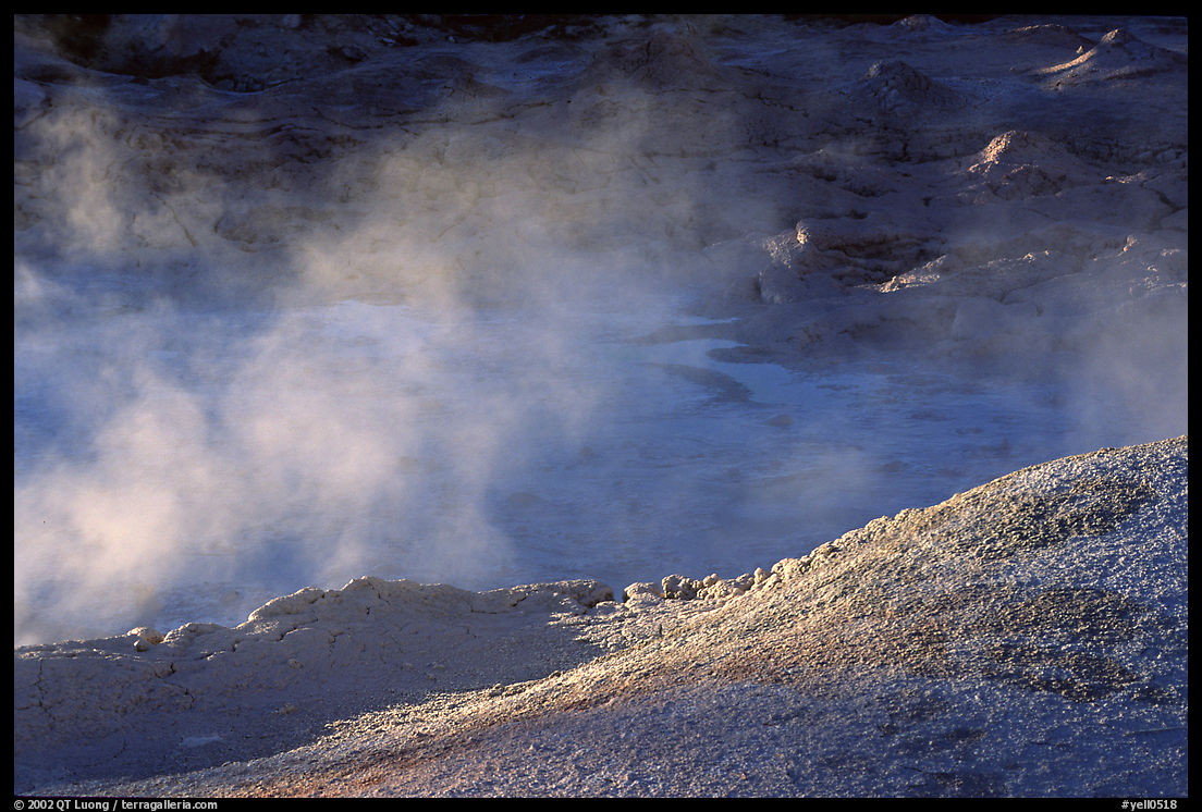 Mud cauldron at fountain paint pot. Yellowstone National Park, Wyoming, USA.