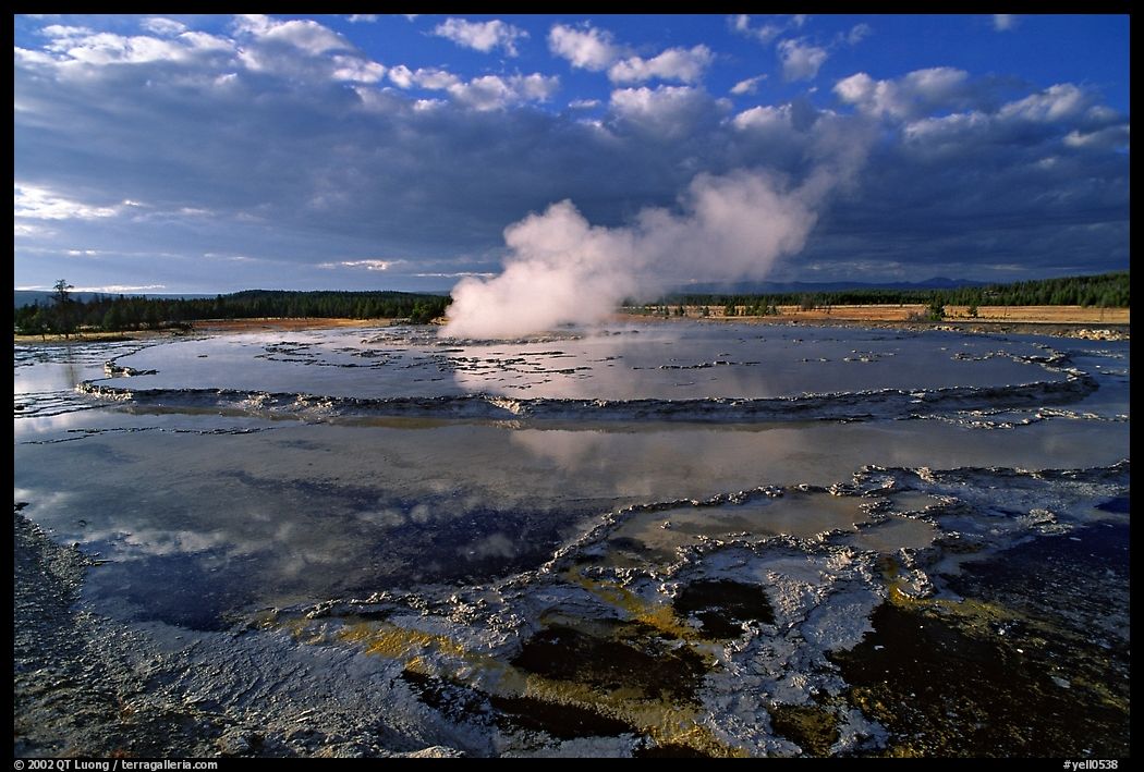 Great Fountain geyser. Yellowstone National Park, Wyoming, USA.