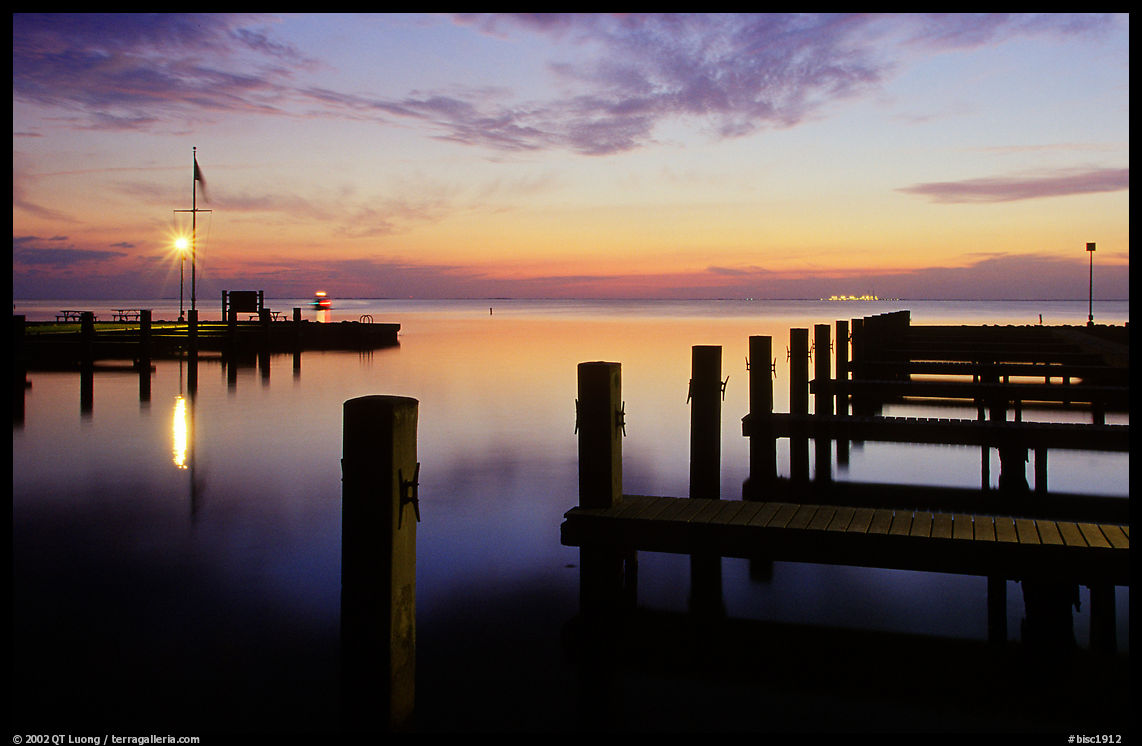 Elliott Key harbor, dusk. Biscayne National Park, Florida, USA.