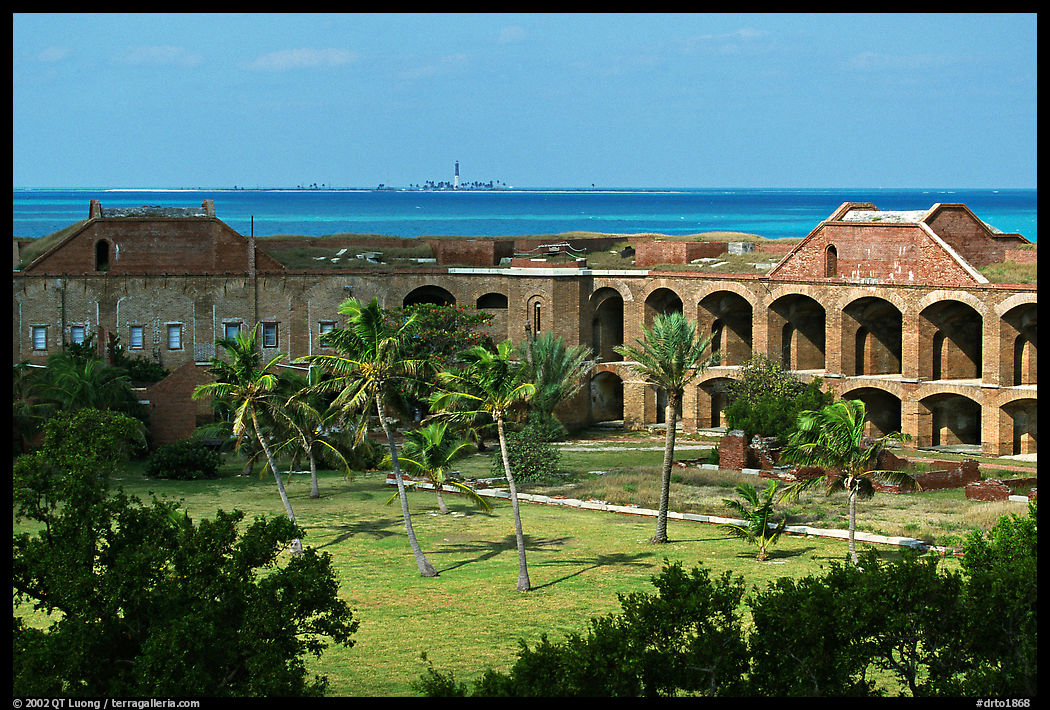 Inside Fort Jefferson. Dry Tortugas  National Park