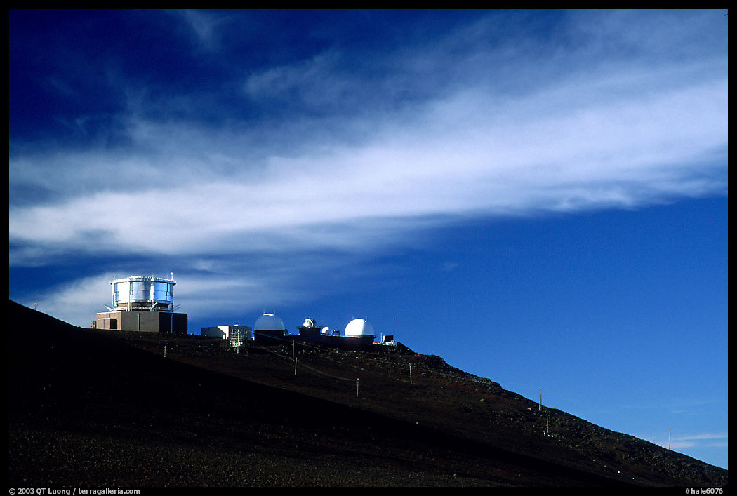 Observatory atop Red Hill. Haleakala National Park, Hawaii, USA.