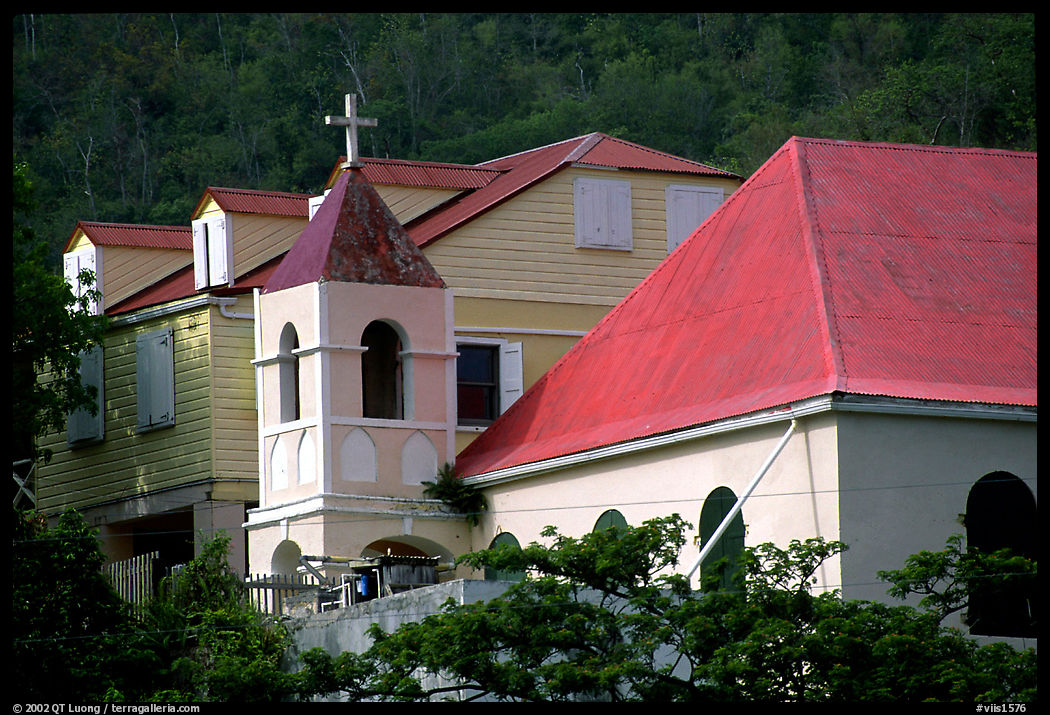 Moravian church. Virgin Islands National Park
